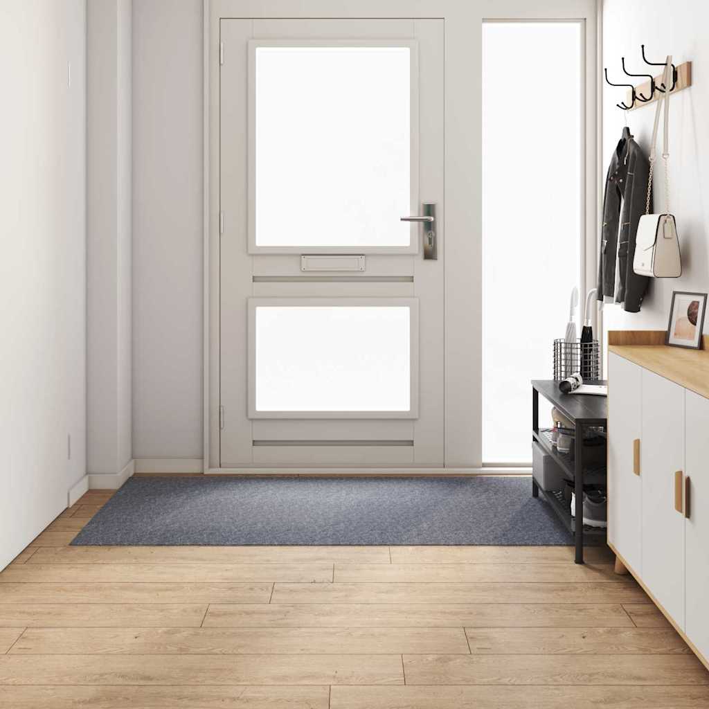 Tæppe Runner Lysegrå 100 x 200 cm Stof