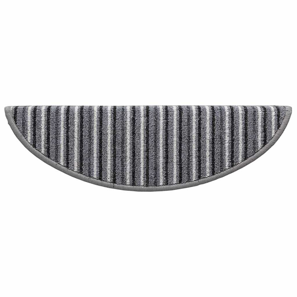 Selvklæbende Trappemåtter 15 stk. 56 x 17 x 3 cm Non-Slip Grå