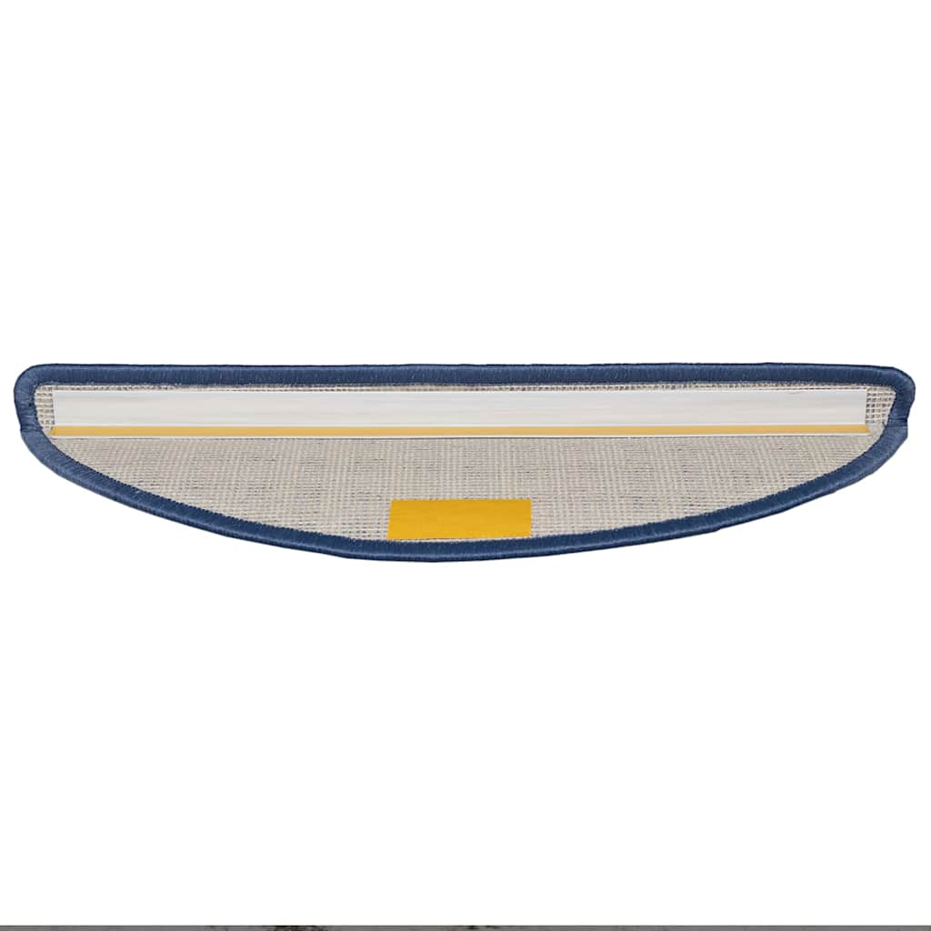 Selvklæbende Trappemåtter 15 stk. 56 x 17 x 3 cm Non-Slip Blå