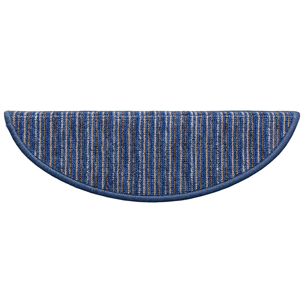 Selvklæbende Trappemåtter 15 stk. 56 x 17 x 3 cm Non-Slip Blå