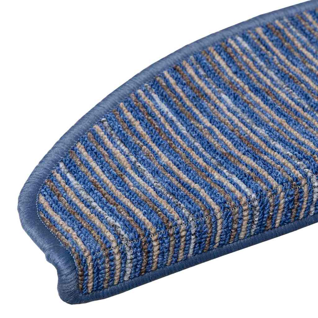 Selvklæbende Trappemåtter 15 stk. 65 x 21 x 4 cm Non-Slip Blå