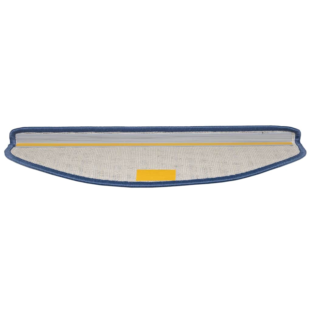 Selvklæbende Trappemåtter 15 stk. 65 x 21 x 4 cm Non-Slip Blå