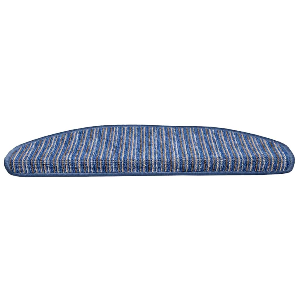 Selvklæbende Trappemåtter 15 stk. 65 x 21 x 4 cm Non-Slip Blå