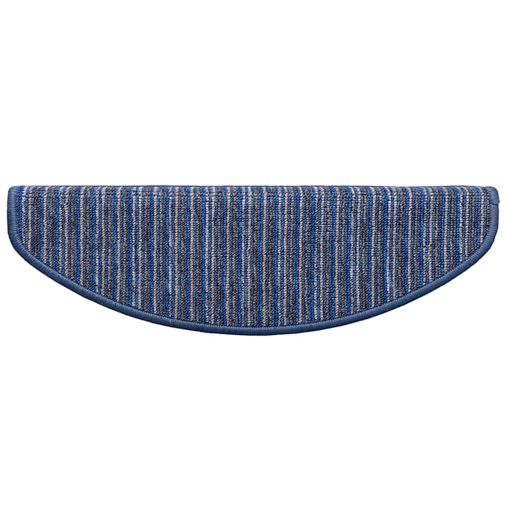Selvklæbende Trappemåtter 15 stk. 65 x 21 x 4 cm Non-Slip Blå