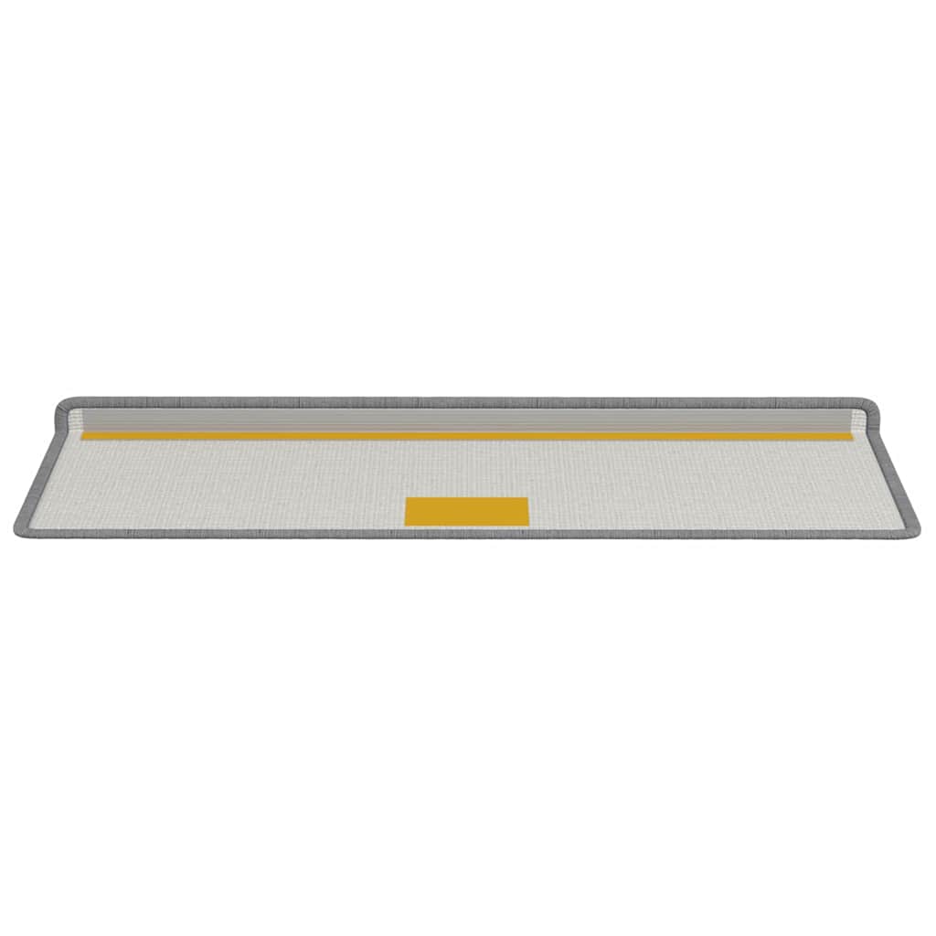 Selvklæbende Trappemåtter 15 stk. 65 x 21 x 4 cm Non-Slip Grå