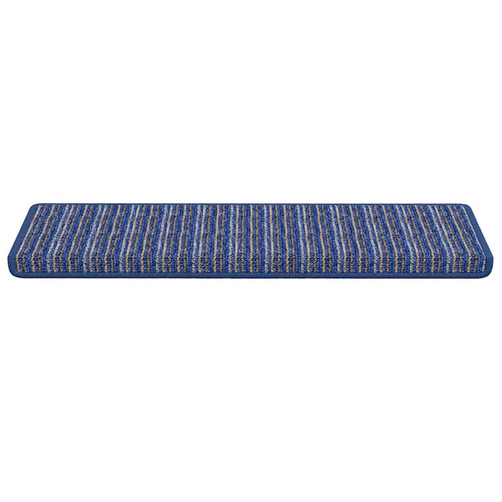 Selvklæbende Trappemåtter 15 stk. 65 x 21 x 4 cm Non-Slip Blå