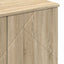 Badeværelsesmøbel sæt 3 stk. Sonoma eg 61 x 35 x 64 cm