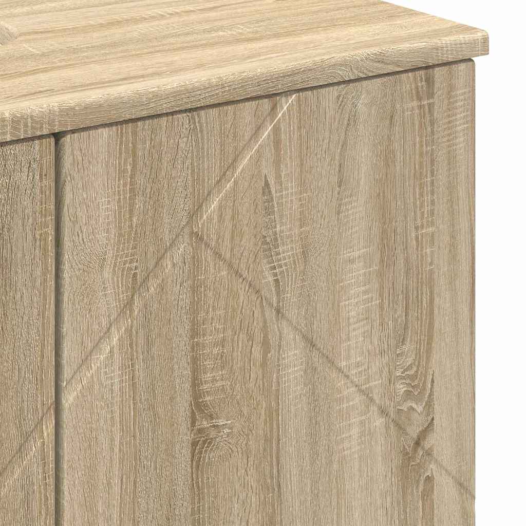 Badeværelsesmøbel sæt 3 stk. Sonoma eg 61 x 35 x 64 cm