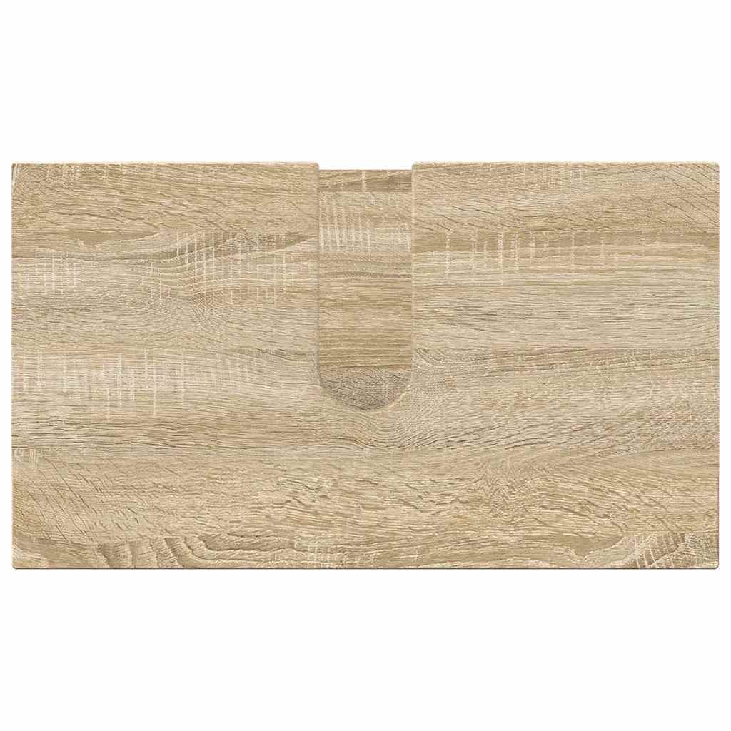 Badeværelsesmøbel sæt 5 stk. Sonoma eg 61 x 35 x 64 cm