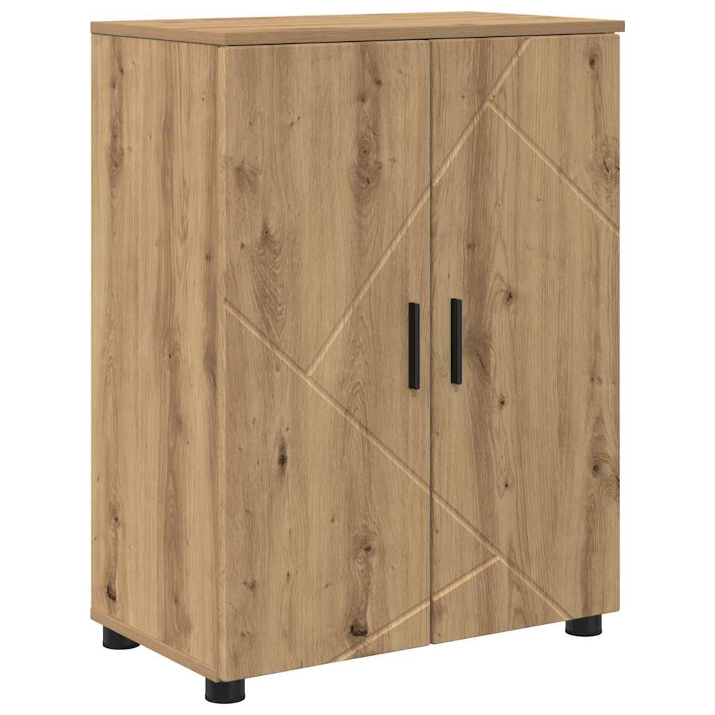 Badeværelsesmøbel sæt 4 stk. Artisan Egetræ 61 x 35 x 64 cm
