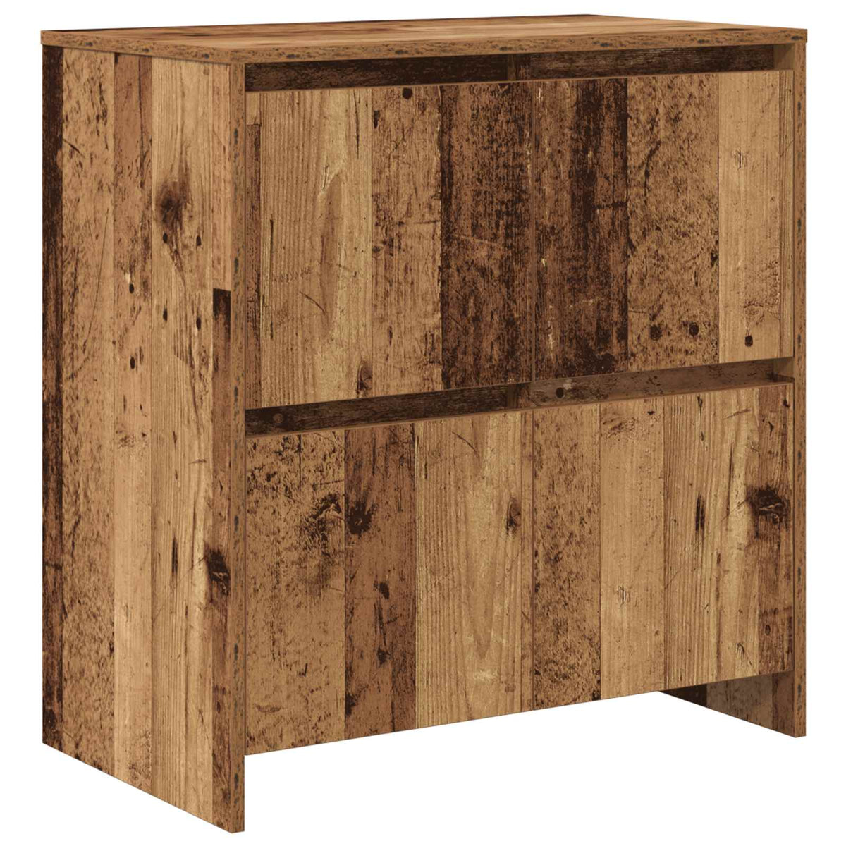 Sideboard 3 stk. Gammelt træ 70 x 41 x 75 cm Konstrueret træ