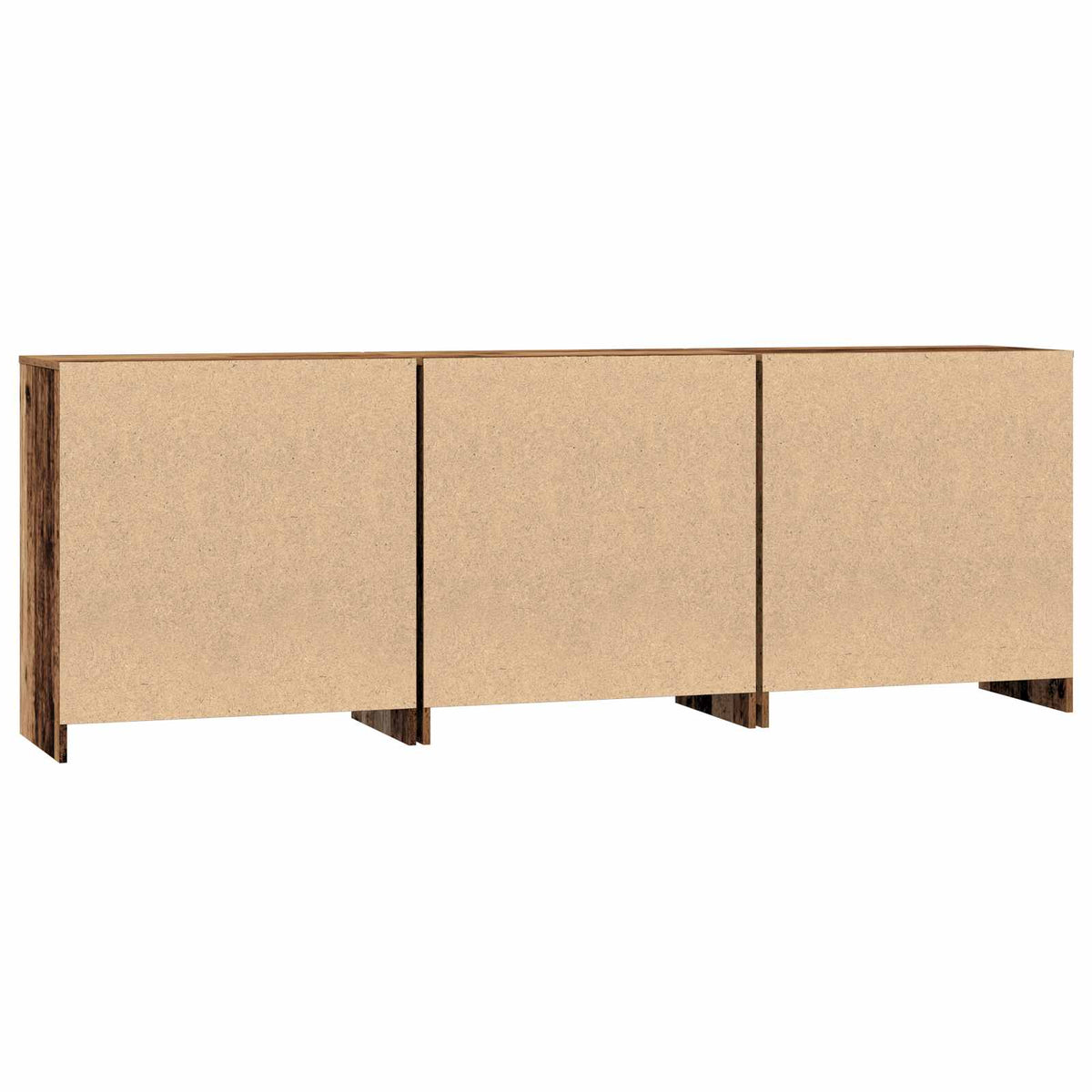 Sideboard 3 stk. Gammelt træ 70 x 41 x 75 cm Konstrueret træ