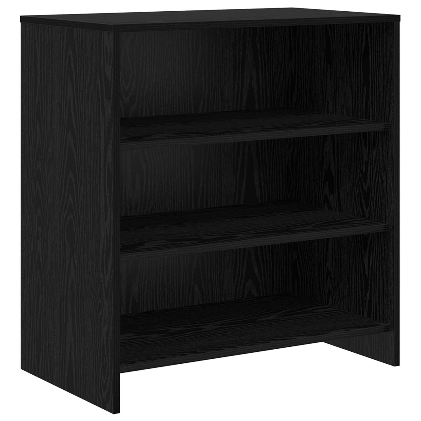 Sideboard 3 stk. Sort eg 70 x 41 x 75 cm Konstrueret træ