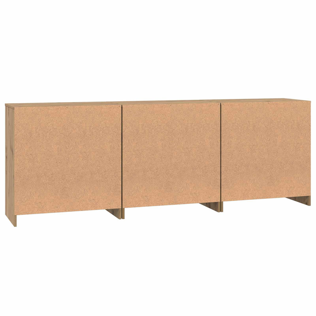 Sideboard 3 stk. Artisan Egetræ 70 x 41 x 75 cm Konstrueret træ
