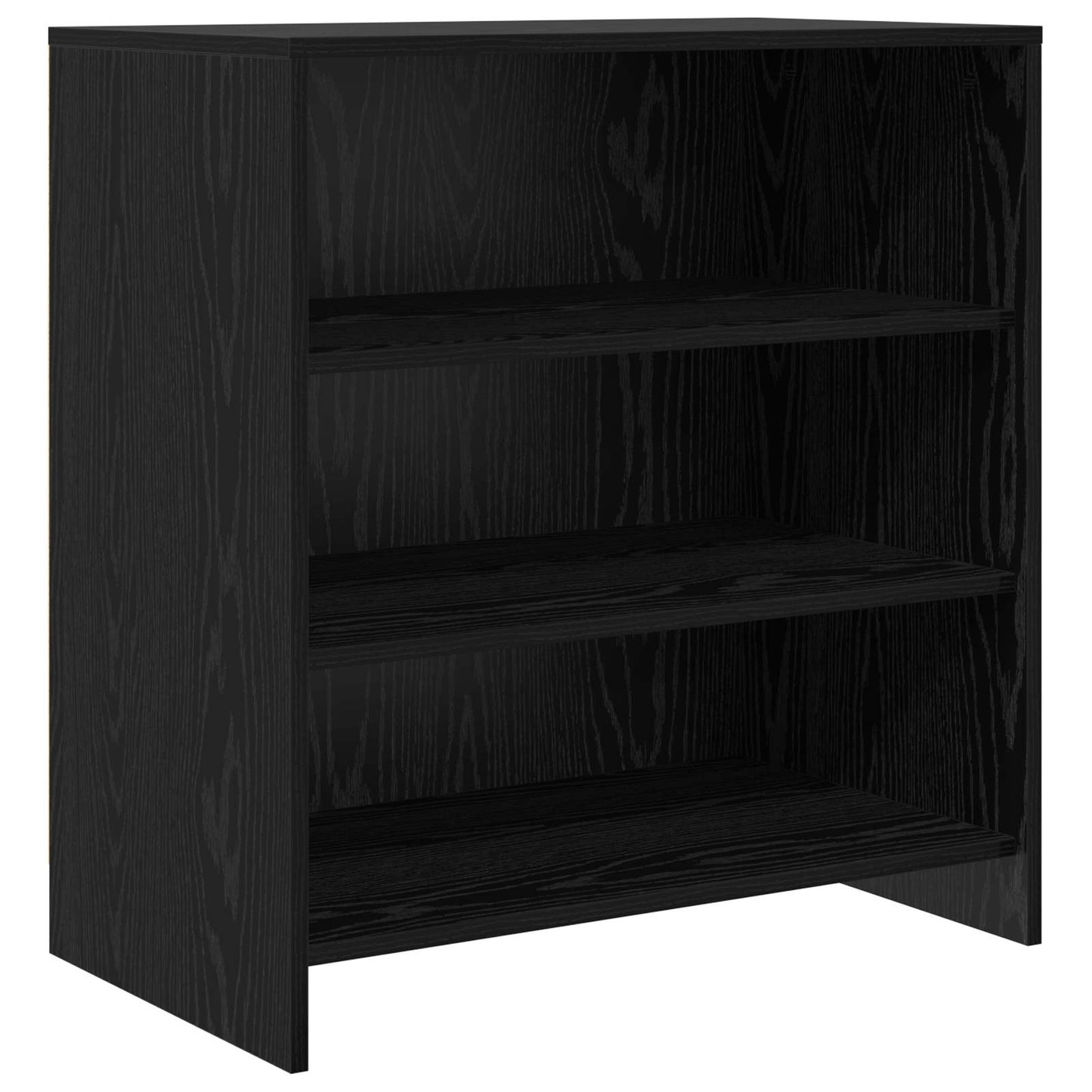 Sideboard 2 stk. Sort eg 70 x 41 x 75 cm Konstrueret træ