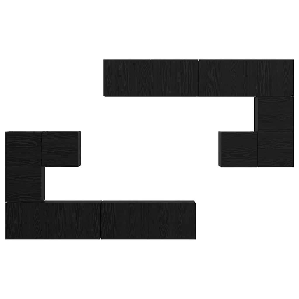 TV Enheder 4 stk. Sort eg Konstrueret træ