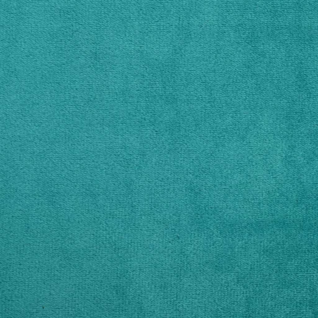 Hjørnesengramme med hovedgærde Turkis 100 cm x 200 cm Fløjl