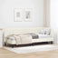 Hjørnesengramme Creme 80 x 200 cm Fløjl