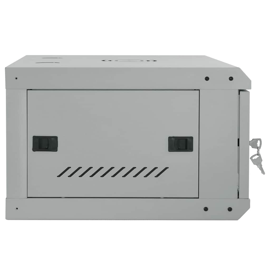 Netværksskab med opbevaring Grå 60 x 45 x 28 cm Stål
