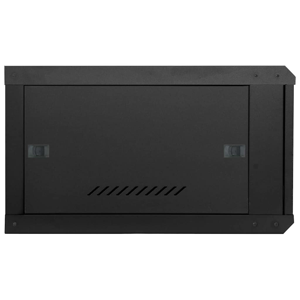 Netværksskab med opbevaring Sort 60 x 60 x 35 cm Stål