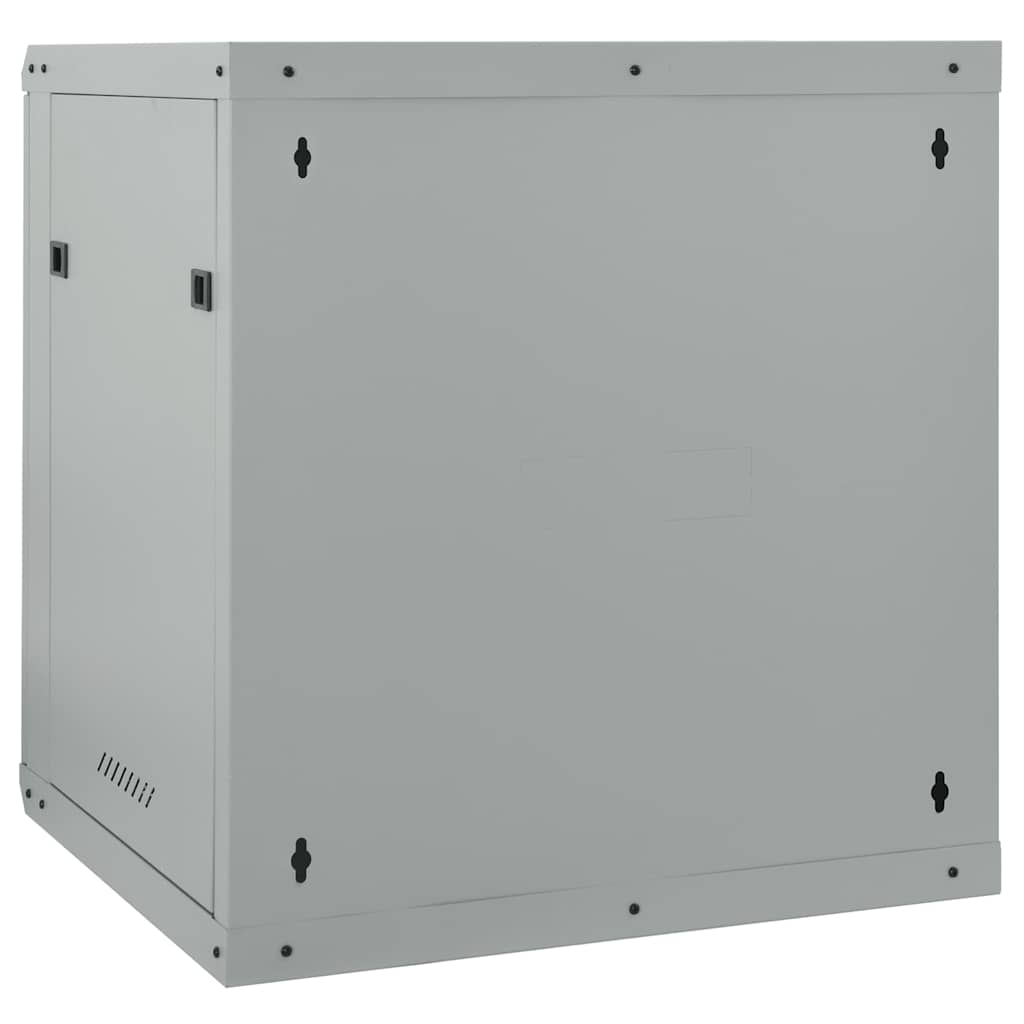 Netværksskab med opbevaring Grå 60 x 45 x 65 cm Stål