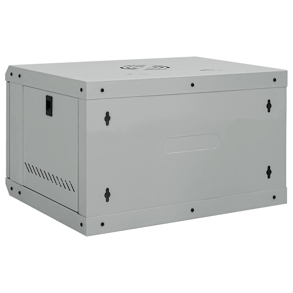 Netværksskab med opbevaring Grå 53 x 45 x 30 cm Stål