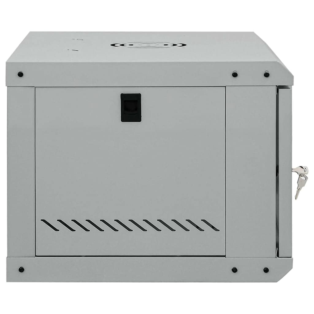 Netværksskab med opbevaring Grå 53 x 45 x 30 cm Stål