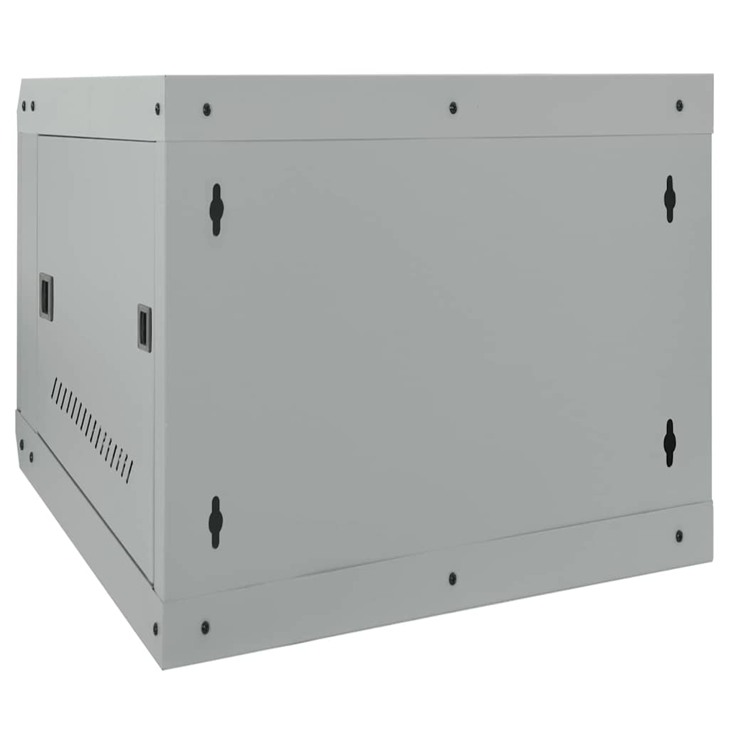 Netværksskab med opbevaring Grå 53 x 60 x 45 cm Stål