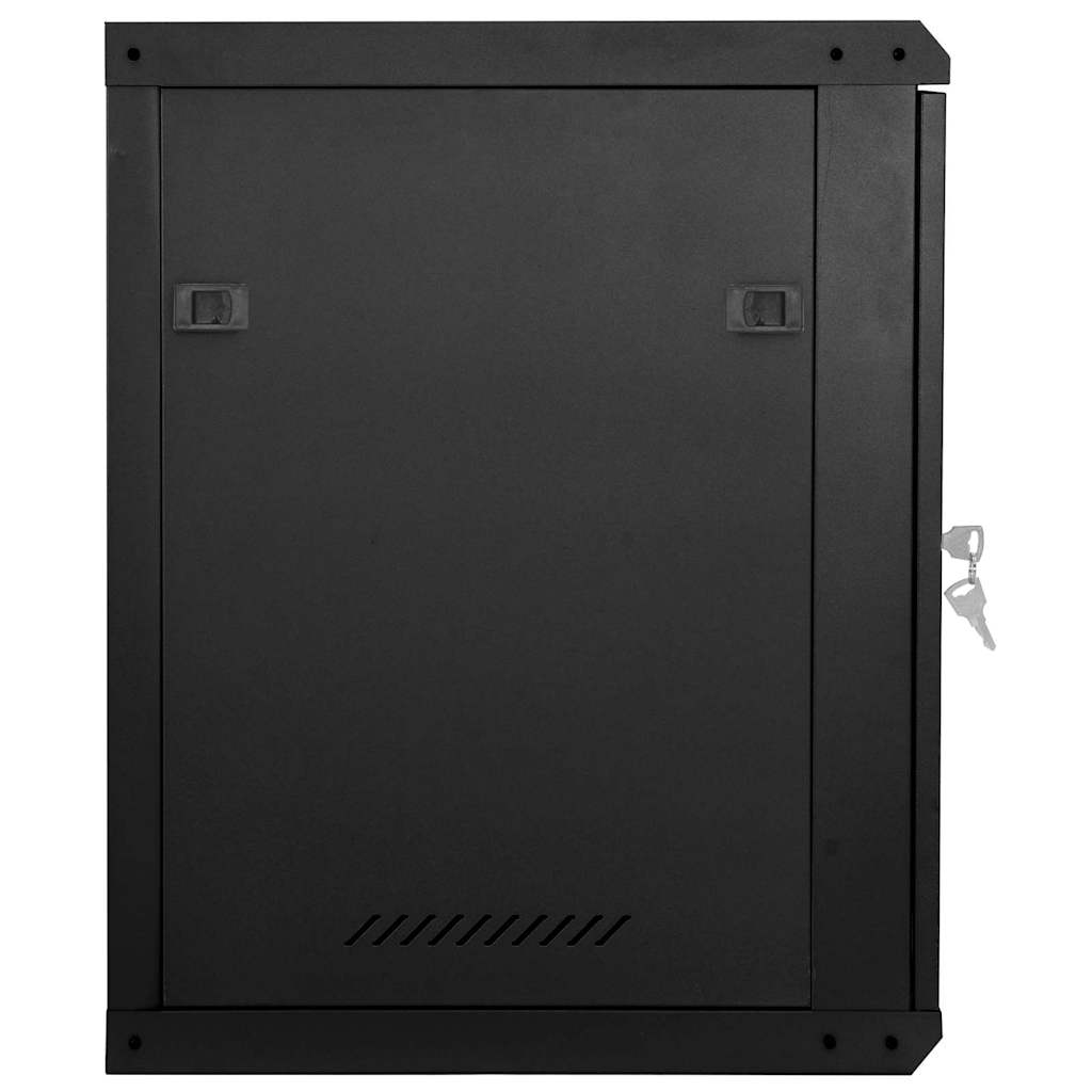 Netværksskab med opbevaring Sort 53 x 60 x 60 cm Stål
