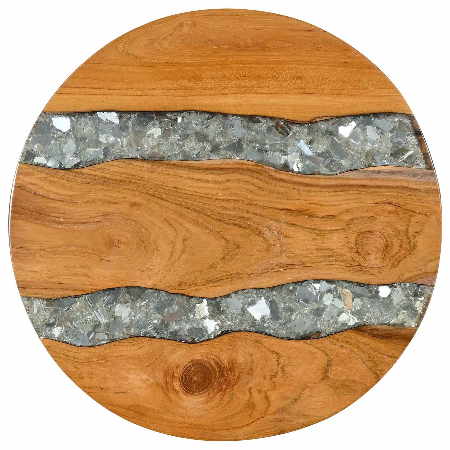 Sofabord Brun 40 x 40 x 45 cm Massiv Teaktræ