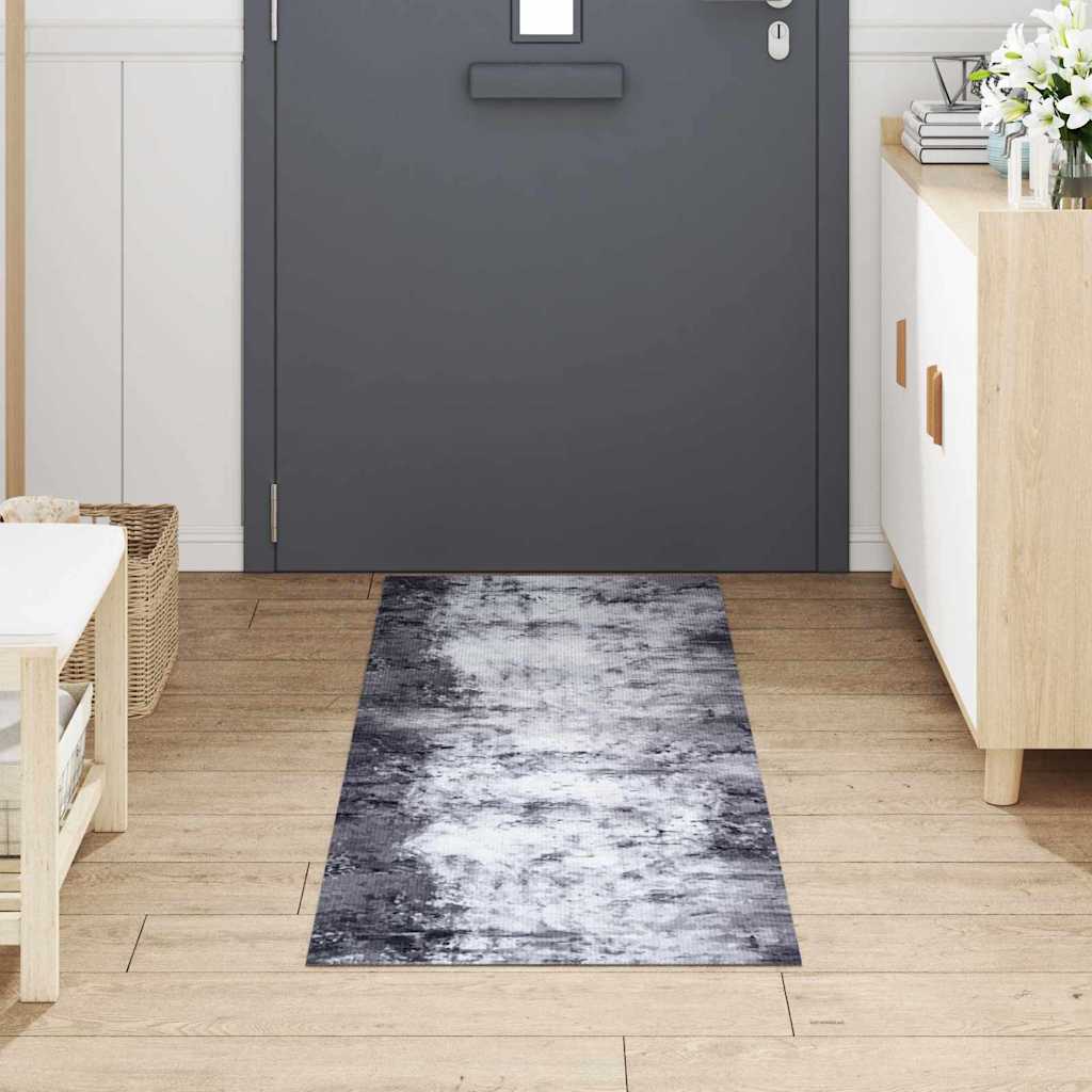 Køkken tæppe Grå 180 x 60 cm Fløjl