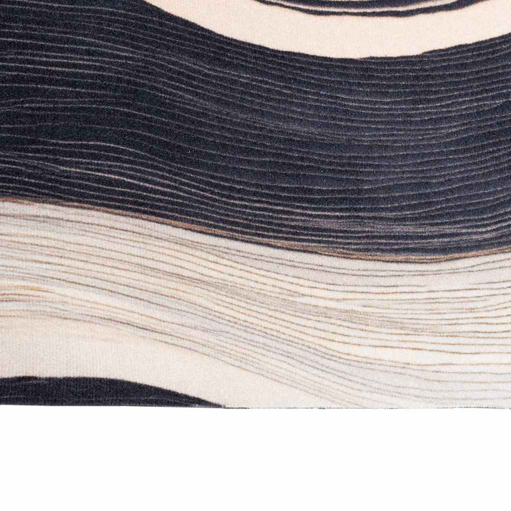 Køkken tæppe Sort 180 x 60 cm Fløjl