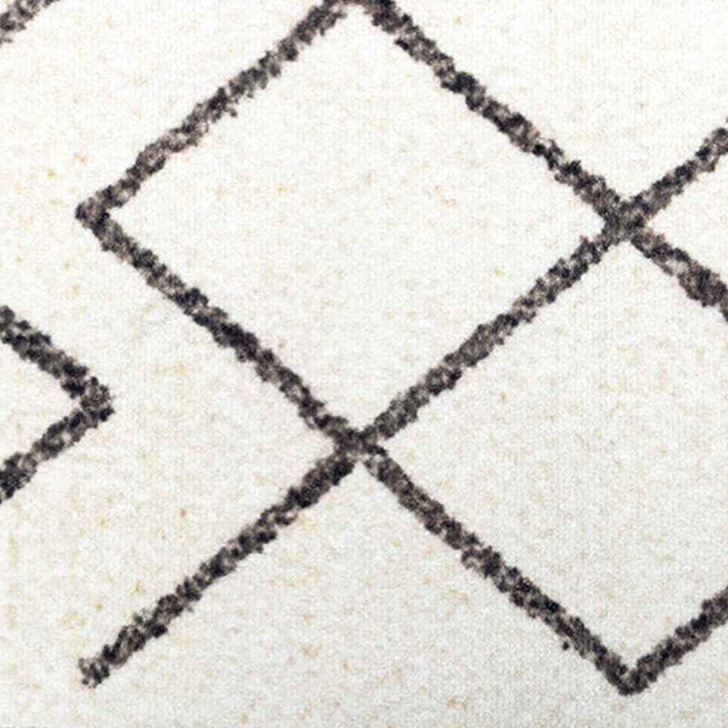 Køkken tæppe Hvid 180 x 60 cm Fløjl