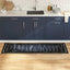 Køkken tæppe Sort 180 x 60 cm Fløjl