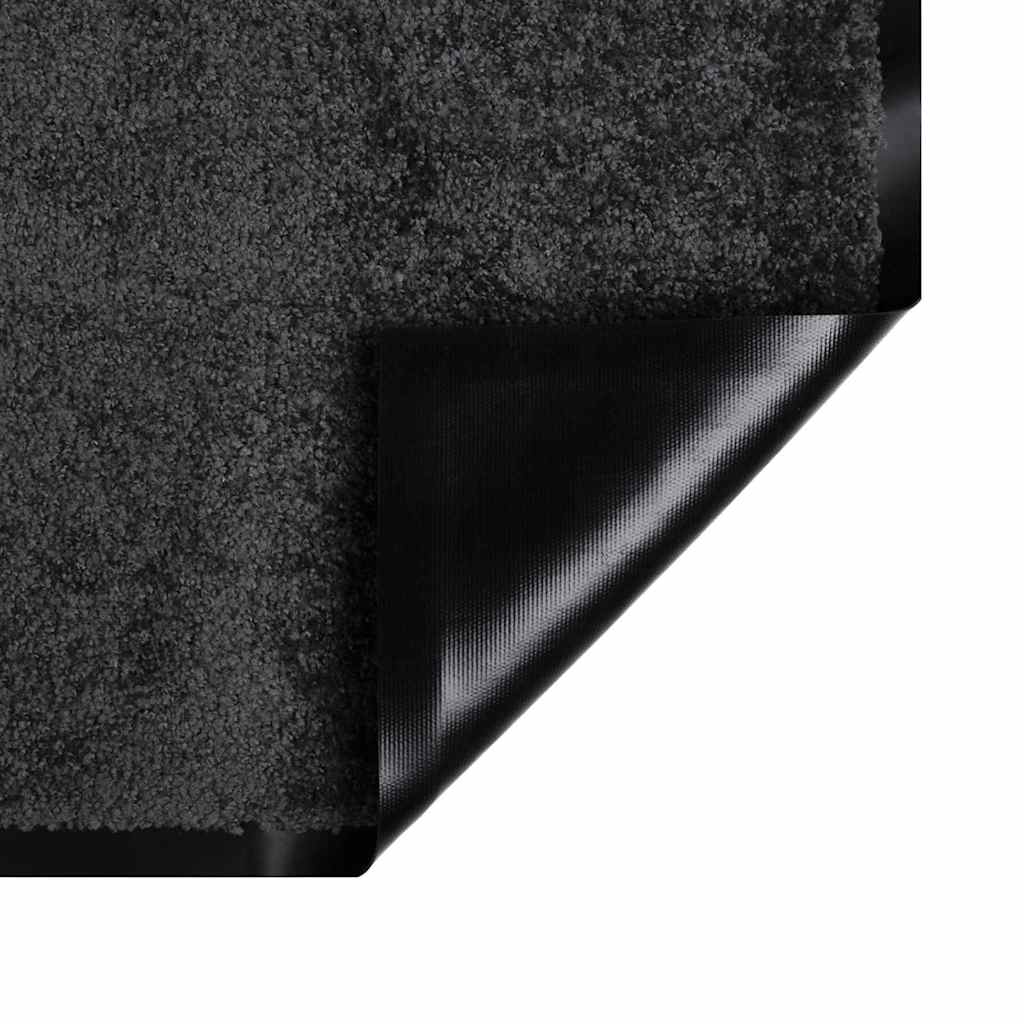 Dørmåtte Antracit 60 x 40 x 1.2 cm Teddy Stof