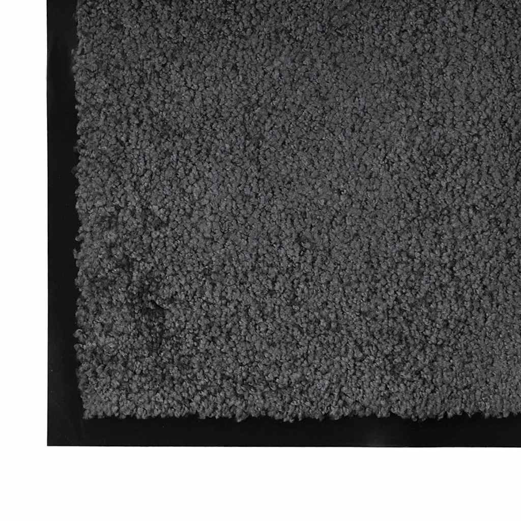Dørmåtte Antracit 80 x 120 x 1.2 cm Teddy Stof
