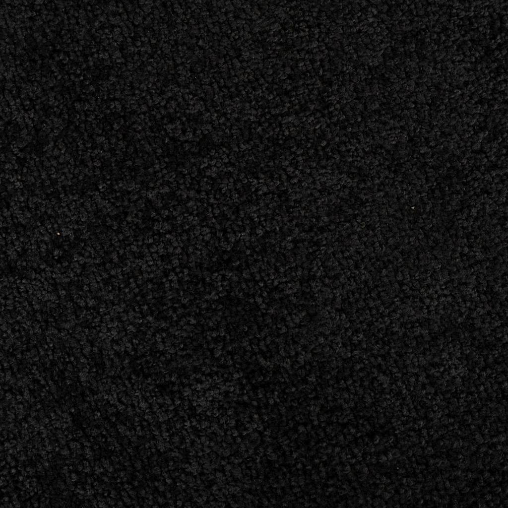 Dørmåtte Sort 80 x 120 x 1.2 cm Teddy Stof