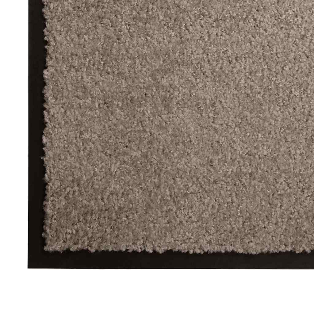 Dørmåtte Beige 60 x 40 x 1.2 cm Teddy Stof