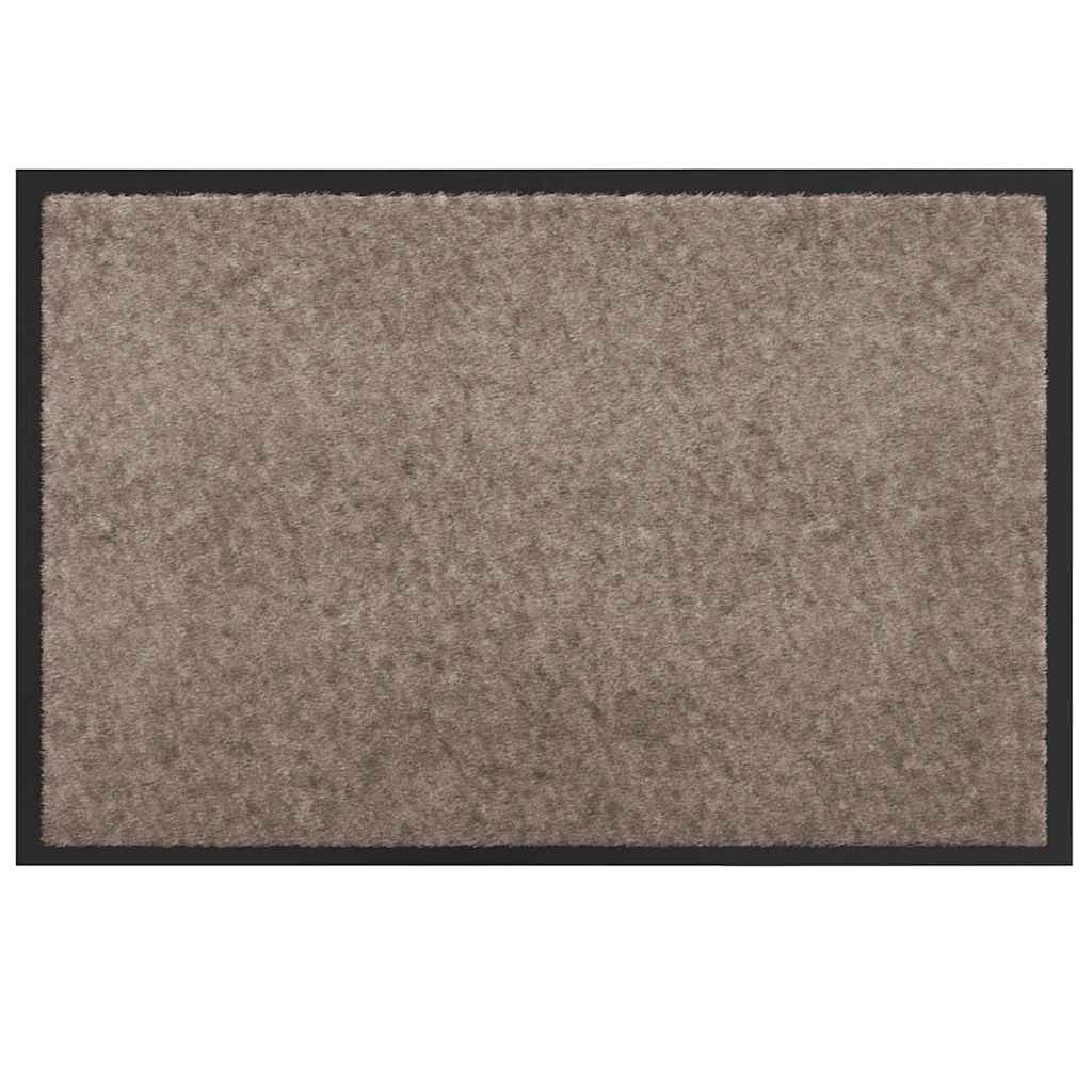 Dørmåtte Beige 60 x 40 x 1.2 cm Teddy Stof