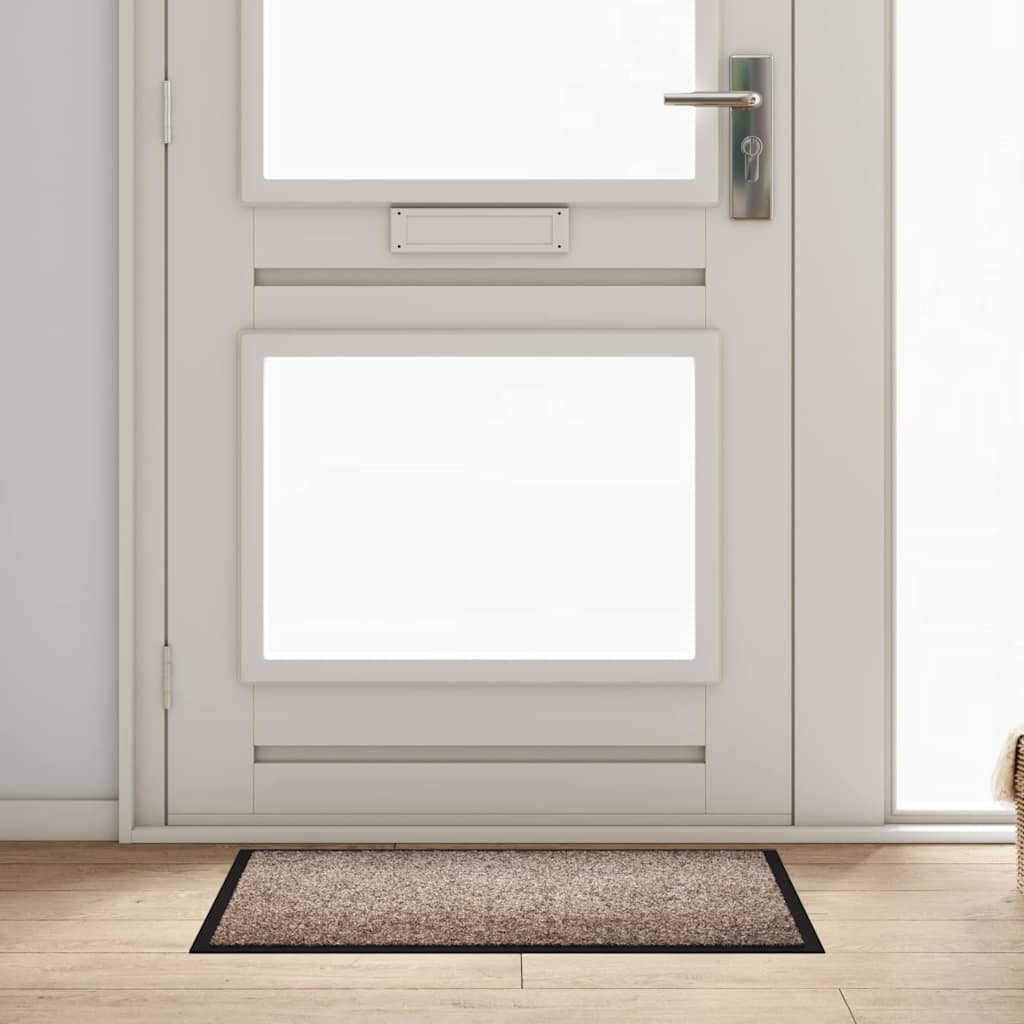 Dørmåtte Beige 60 x 80 x 1.2 cm Teddy Stof