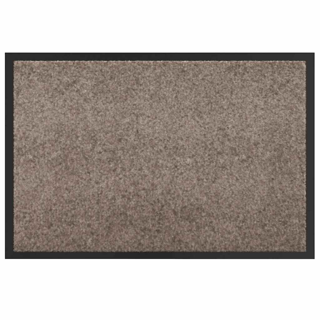 Dørmåtte Beige 80 x 120 x 1.2 cm Teddy Stof