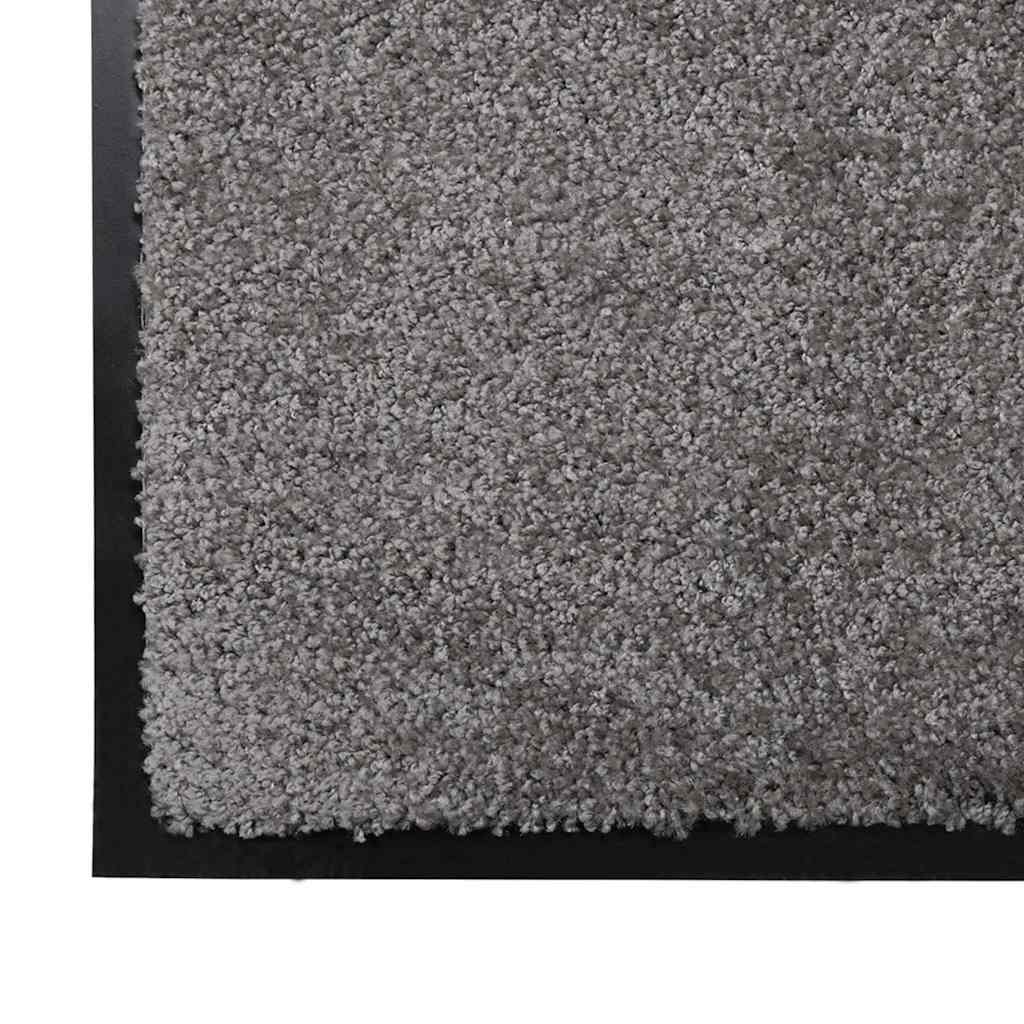 Dørmåtte Lysegrå 60 x 80 x 1,2 cm Teddy Stof