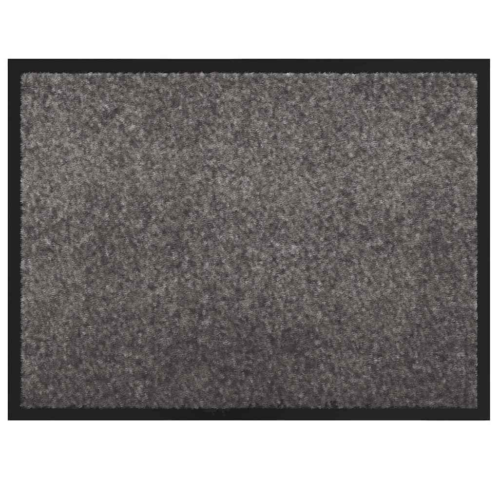 Dørmåtte Lysegrå 60 x 80 x 1,2 cm Teddy Stof