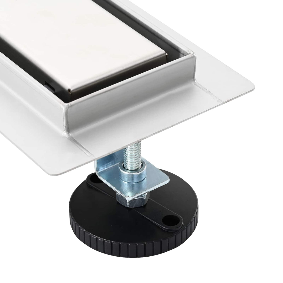 Bruserafløb 2-i-1 med 360° Siphon Sølv 70 cm Rustfrit Stål 304