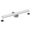 Bruserafløb 2-i-1 med 360° Siphon Sølv 70 cm Rustfrit Stål 304