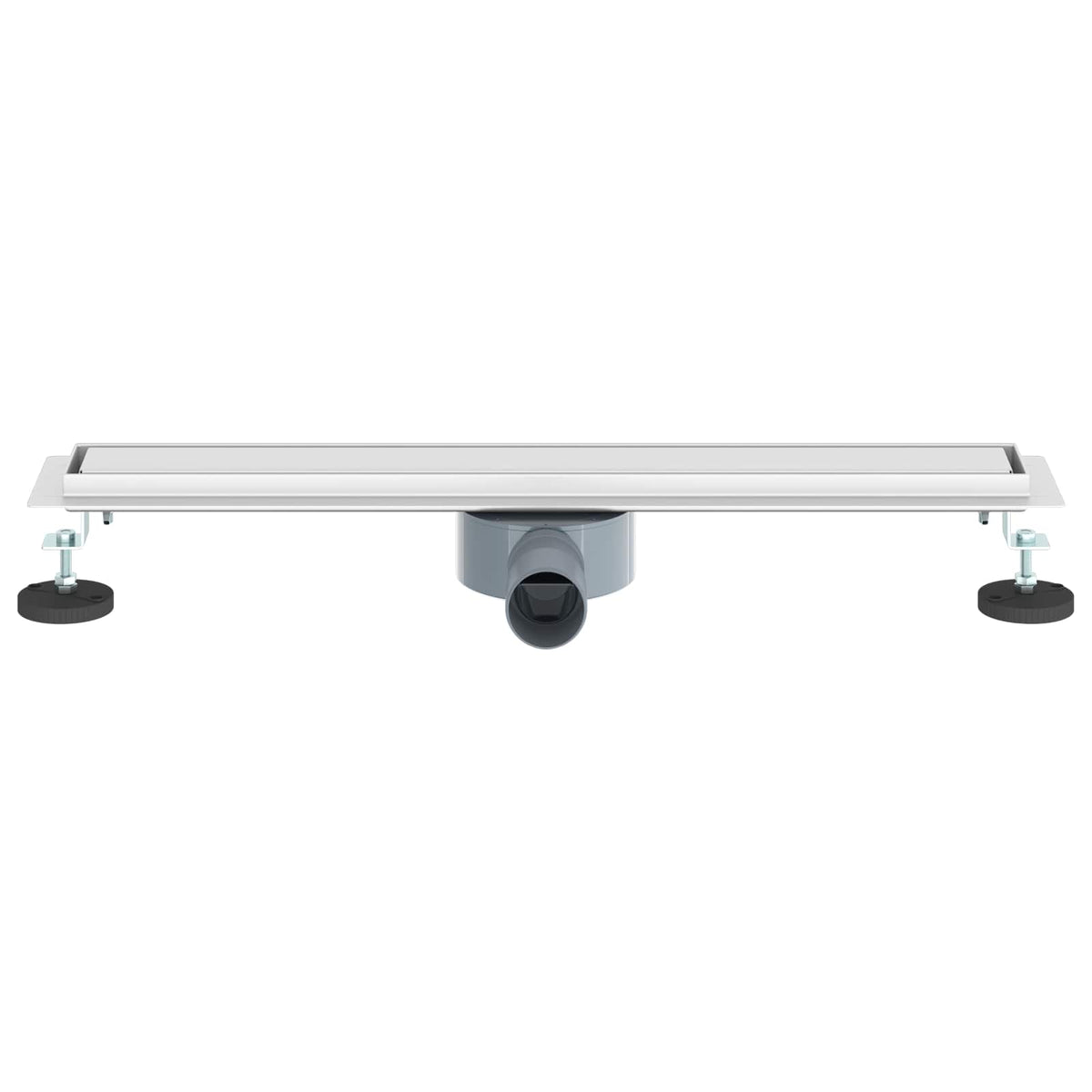 Bruserafløb 2-i-1 med 360° Siphon Sølv 60 cm Rustfrit Stål 304