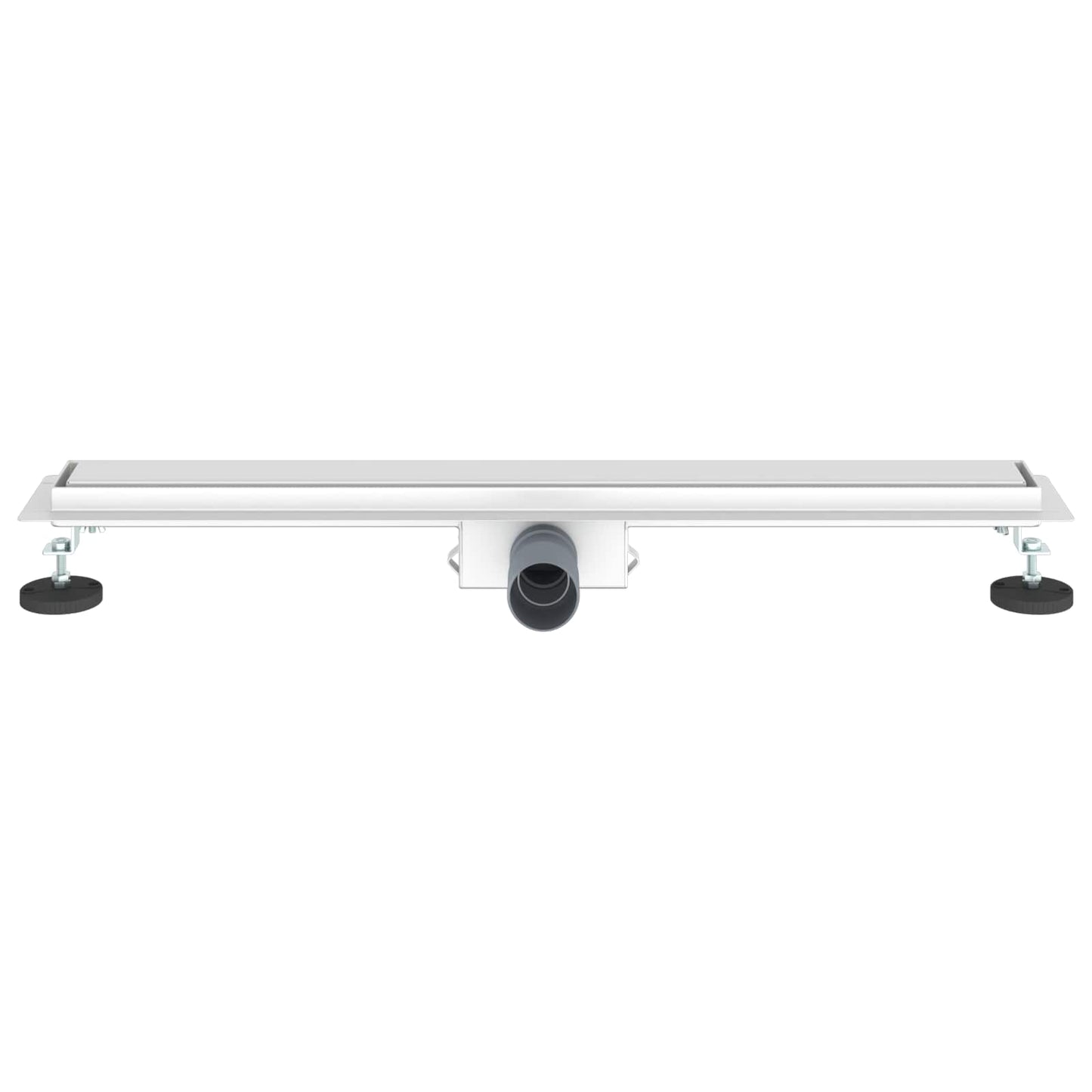 2 i 1 bruserafløb Sølv 80 cm Rustfrit Stål 304