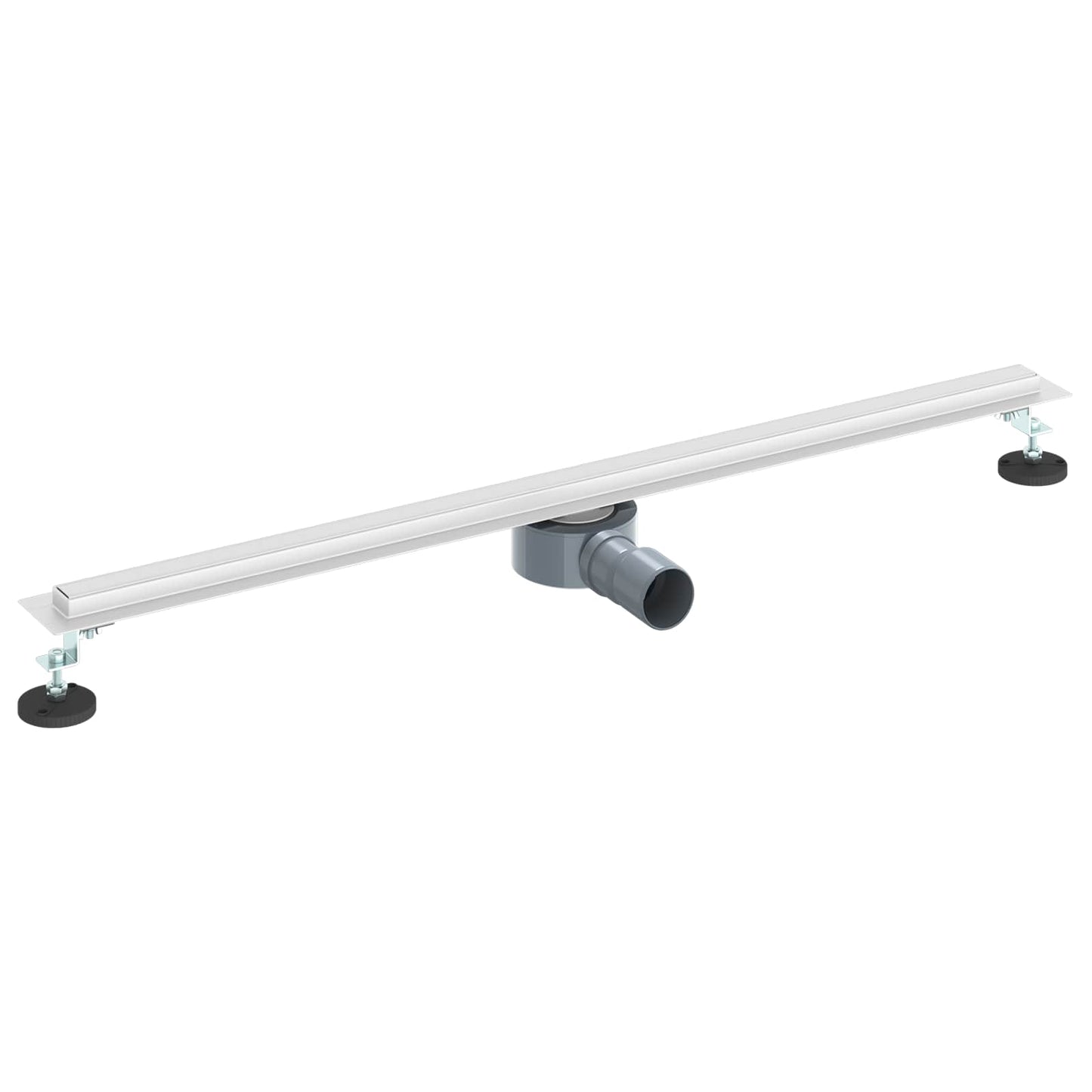 360° Bruserafløb med slank model Sølv 90 cm Rustfrit Stål 304