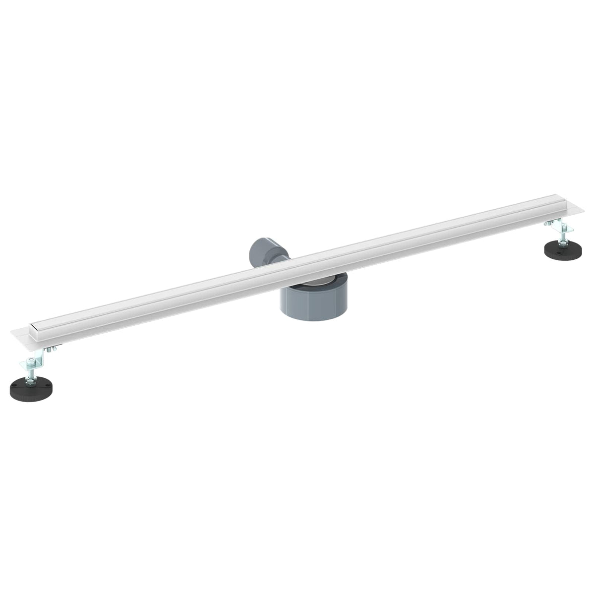 360° Bruserafløb med slank model Sølv 90 cm Rustfrit Stål 304