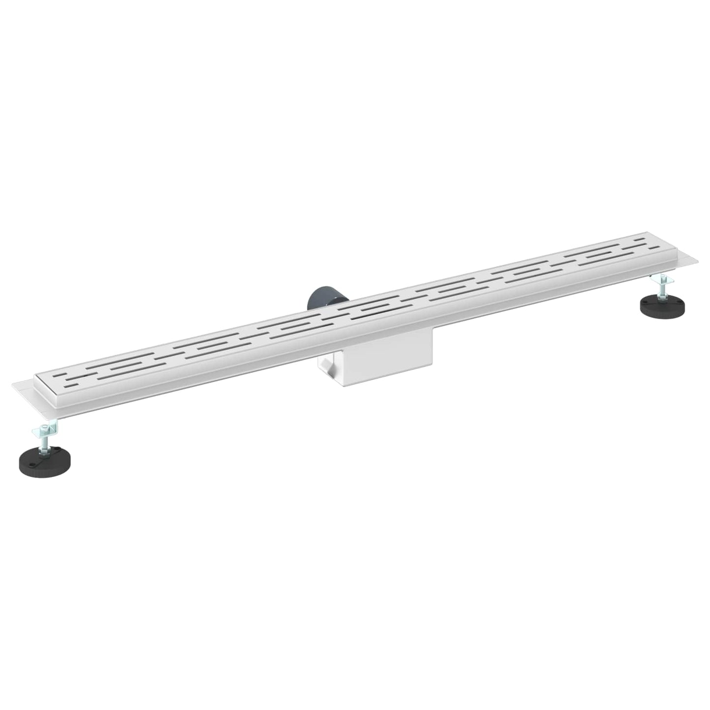 Bruserafløb med linje design Sølv 90 cm Rustfrit Stål 304